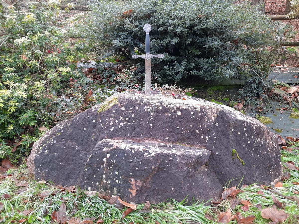 A La Memoire De Merlin & Spa Saint-Malon-sur-Mel エクステリア 写真